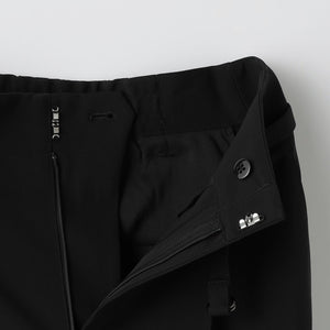 サラフール ベルト ワイド パンツ -マシンウォッシャブル・ストレッチ・UVカット-