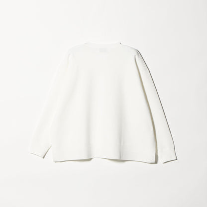 スウェットライク スキッパーニット ‐ウォッシャブル‐