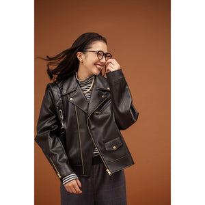 レザーライク ジャケット（S〜M）