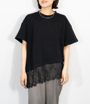 レースドッキングTシャツ