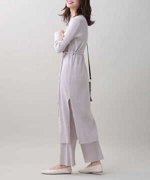 リブテレコパンツ