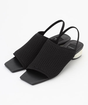 ストーン ヒールサンダル