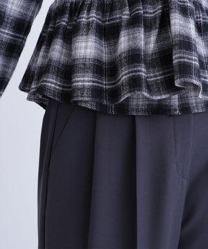 ビスチェセットチェックシャツ