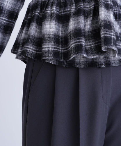 ビスチェセットチェックシャツ