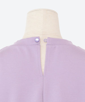 クルーネックボリュームスリーブカットソー