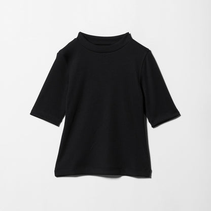 ニットライク モックネック カットソー