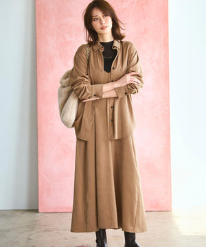 スエーディーサテン シャツ