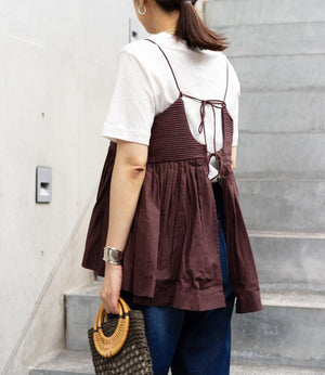 ピンタックキャミビスチェ