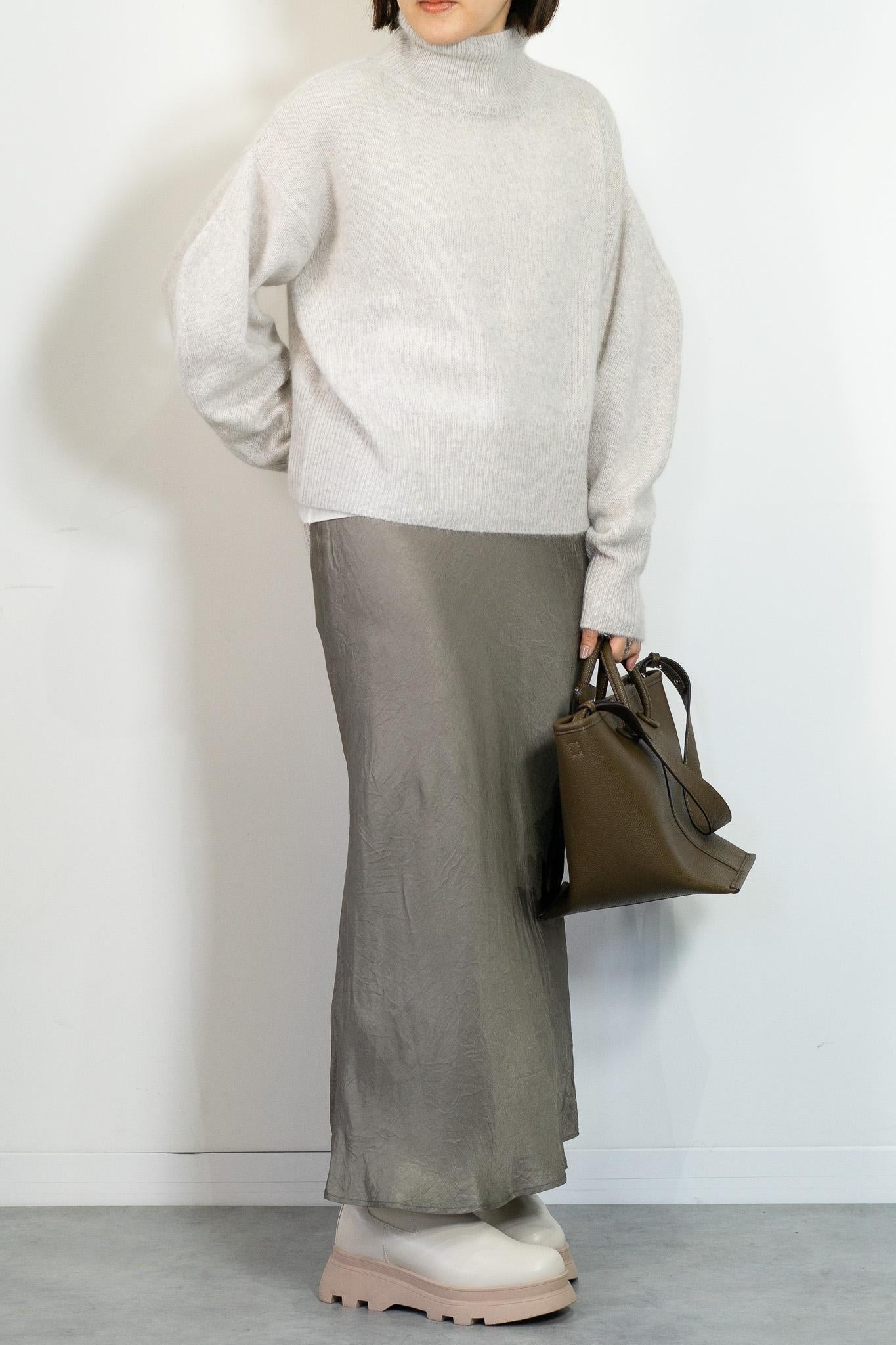 FOX混ボリュームスリーブニット