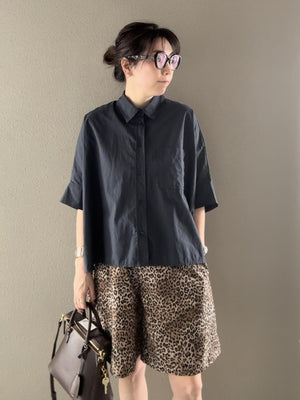 cropped relax shirt refine