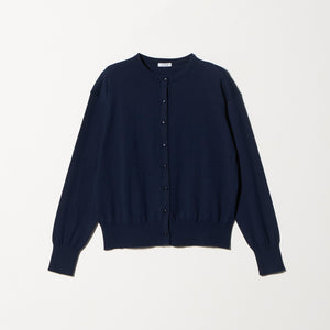 ＜1_OF MINE＞クルーネック ニット カーディガン