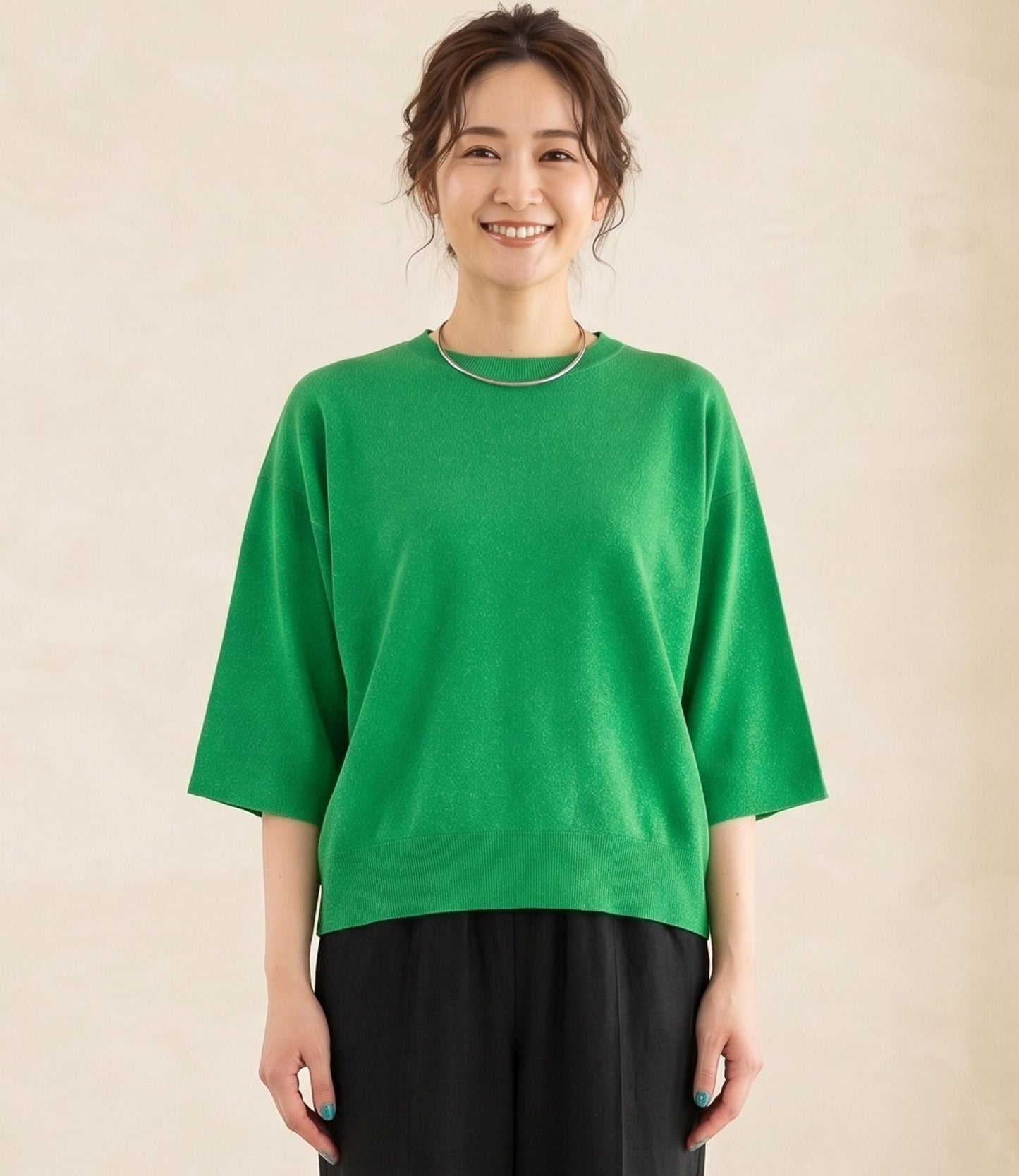 ラメニットTシャツ