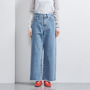 カットオフ デニムパンツ