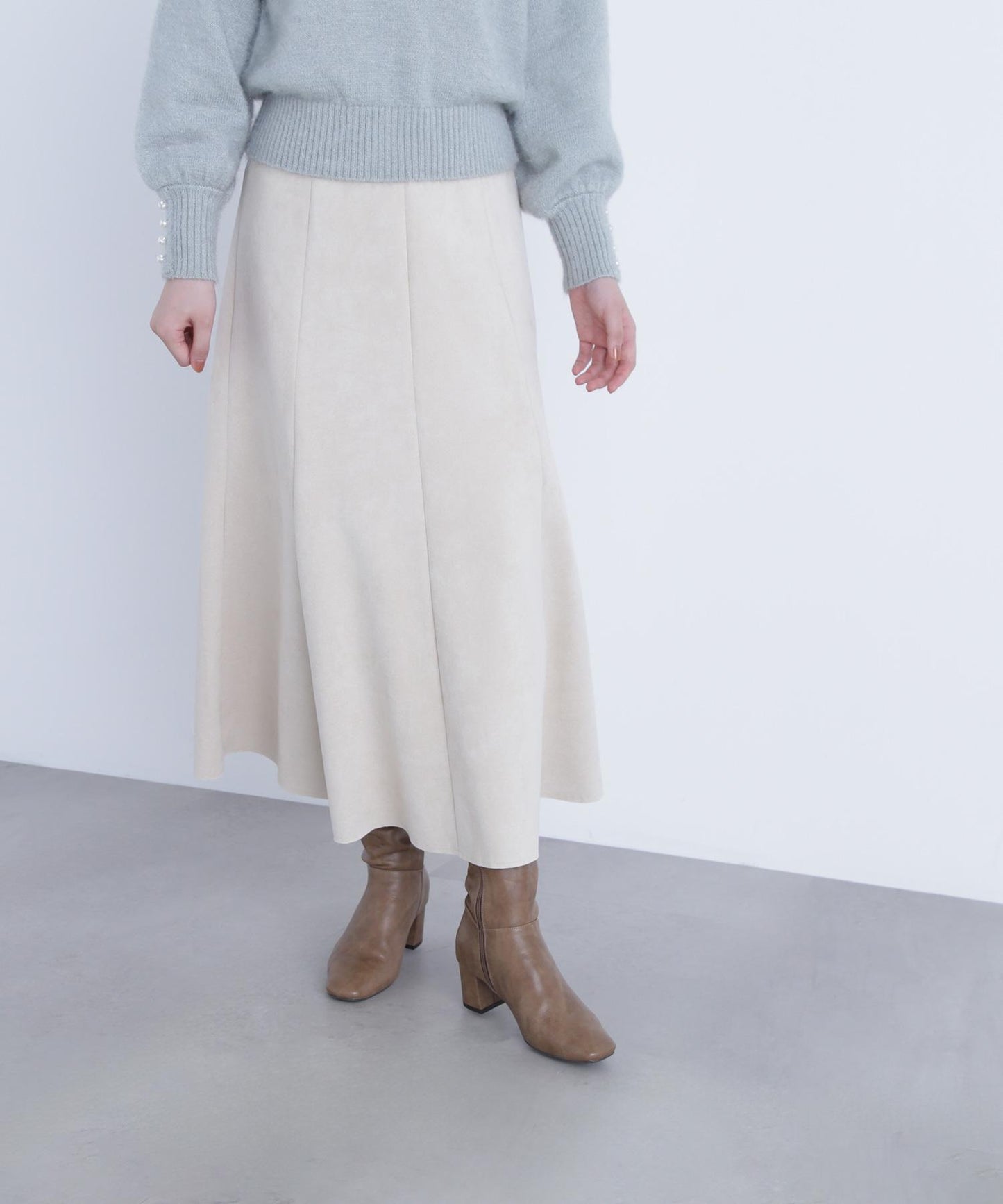 フェイクスエードシリーズ マーメイドスカート