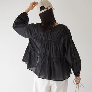 【結論シリーズ】全方位映えギャザーブラウス