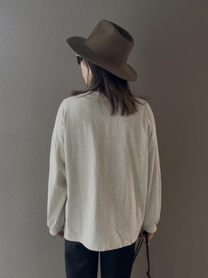 レオパードロゴロングTシャツ