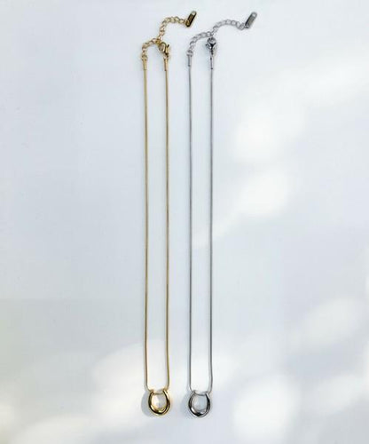 ホースシューアクセントネックレス