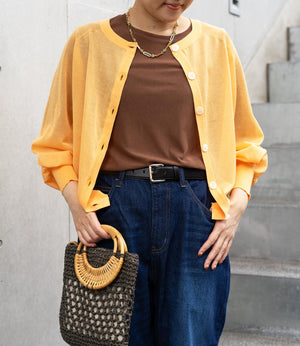 2wayドルマンシアーニットカーディガン