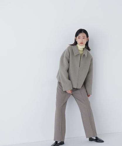 ＜朝比奈 彩さんコラボ＞ステンカラージップブルゾン