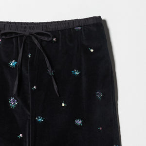 エンブロイダリー イージーパンツ