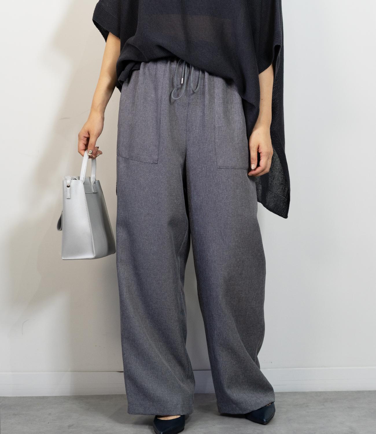 ツイードライクイージーパンツ