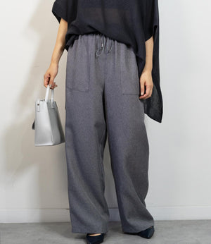 ツイードライクイージーパンツ