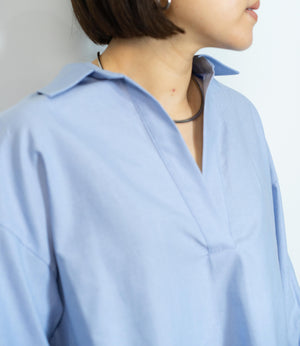 オックスコットンスキッパーシャツ