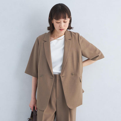 未使用　クロシェ　ショートスリーブジャケット　トワミー 未使用 クロシェ ショートスリーブジャケット トワミー