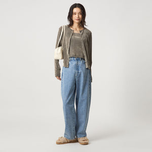 シアー フロッキー タンクトップ