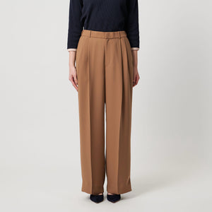 2タック ワイドパンツ‐UVカット 接触冷感 吸水速乾 帯電防止 ウォッシャブル‐