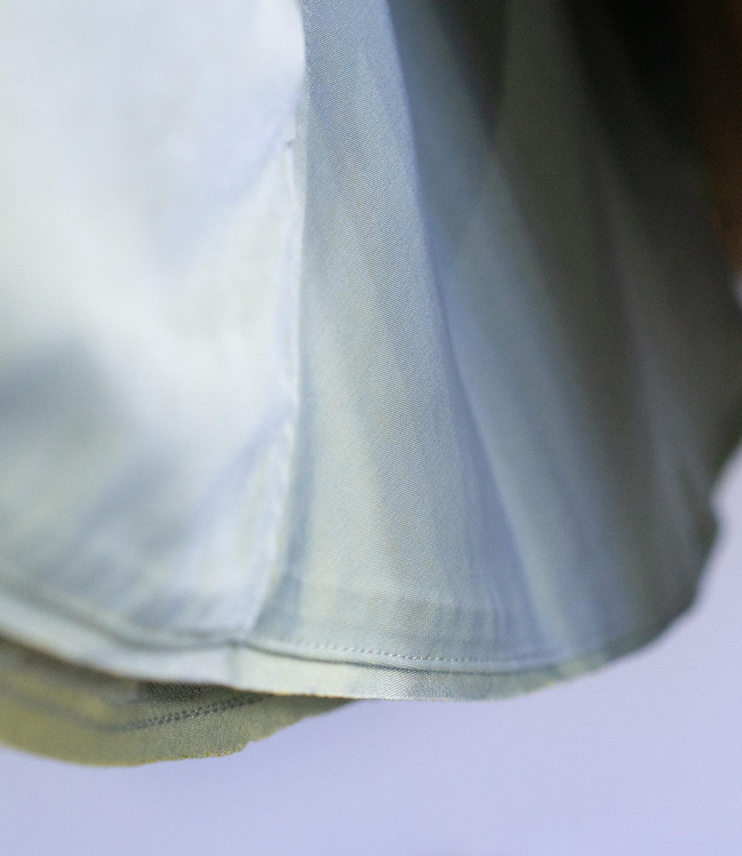 シャンブレーパネルスカート