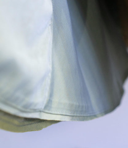 シャンブレーパネルスカート