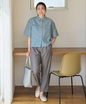 シアーテックリネンシャツ