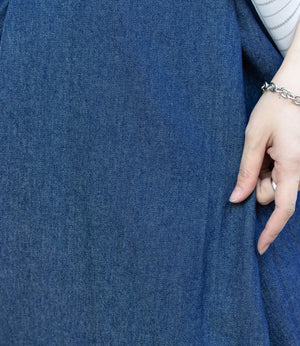 グレースフレアタックデニムスカート