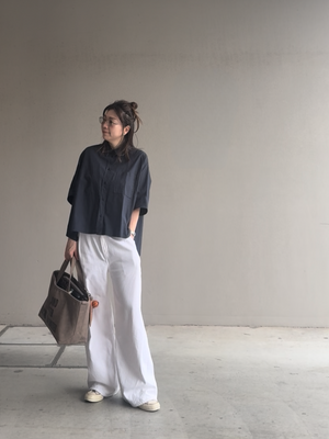 cropped relax shirt refine