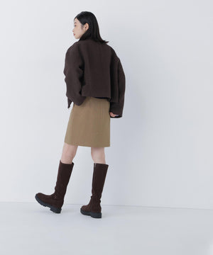 ＜朝比奈 彩さんコラボ＞ステンカラージップブルゾン