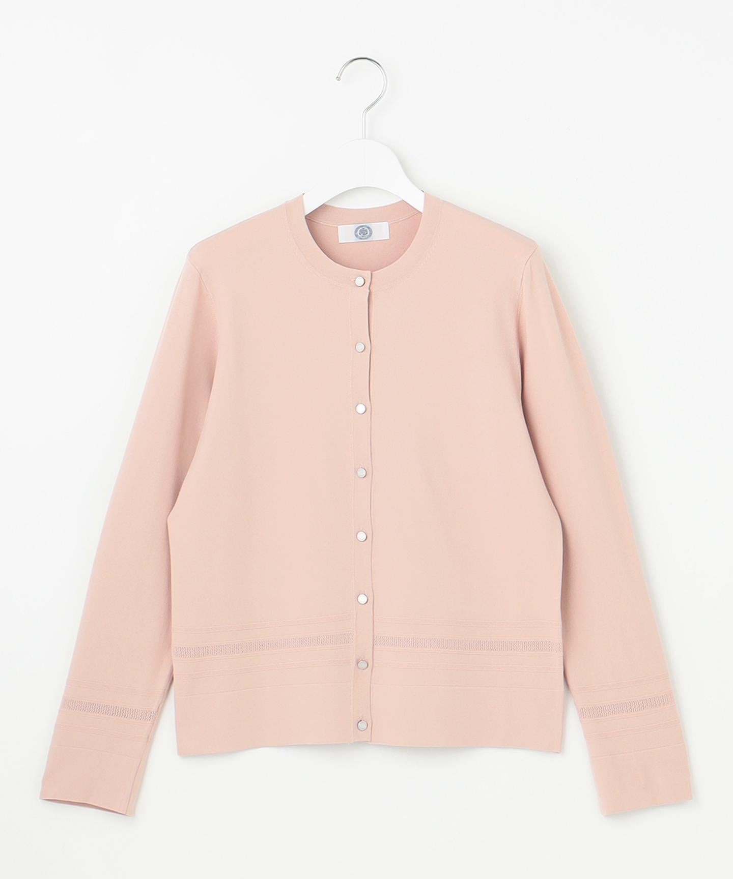 RAYON ELITE STRETCH クルーネック カーディガン
