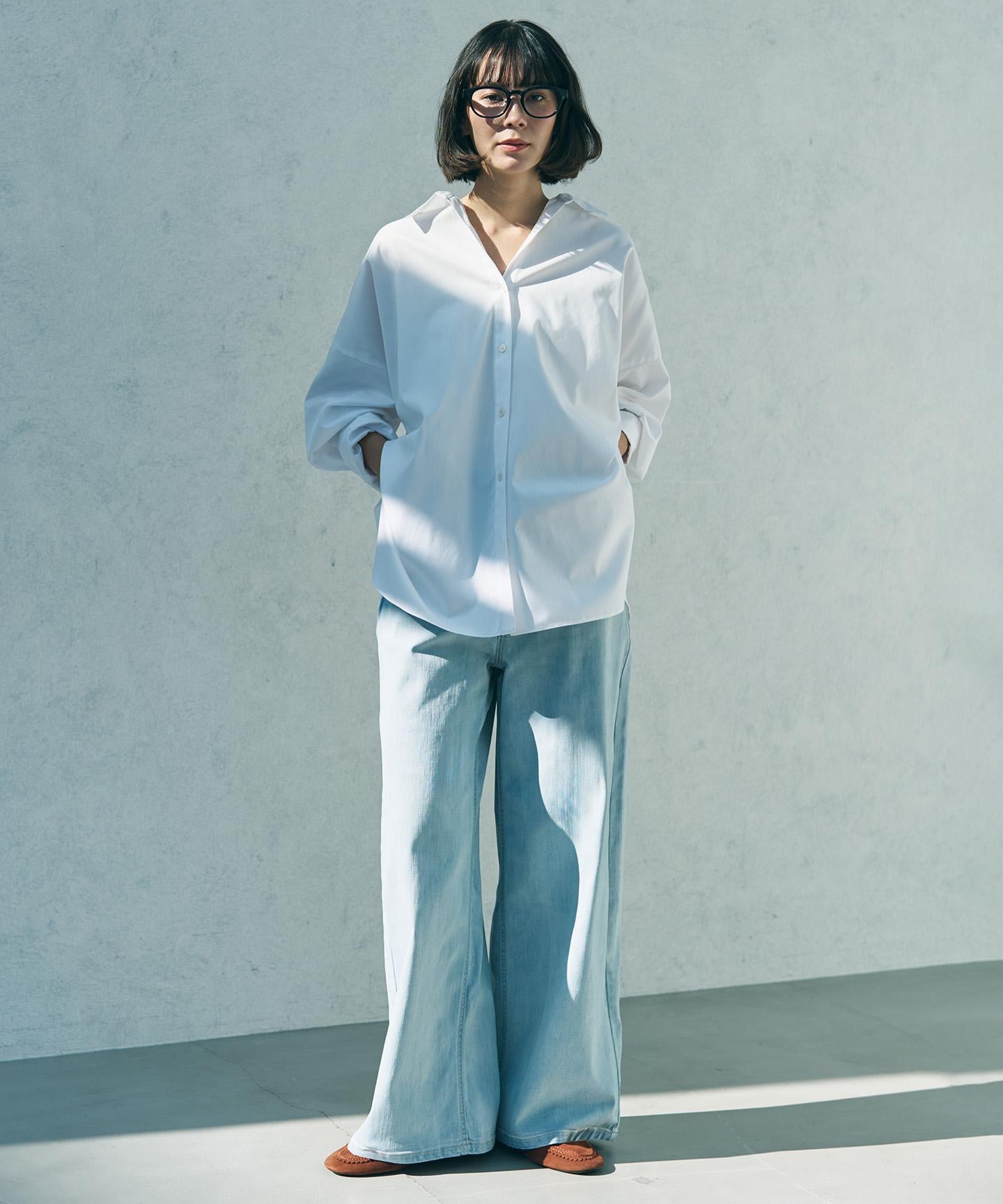 コットン オーバーシャツ