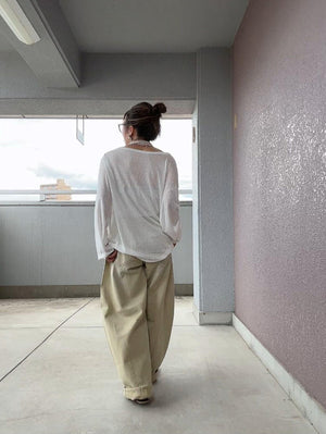 ピグメントワイドバレルデニム