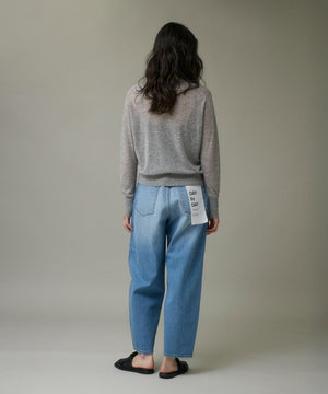 クルーネックニットカーデ《Melty air wool》
