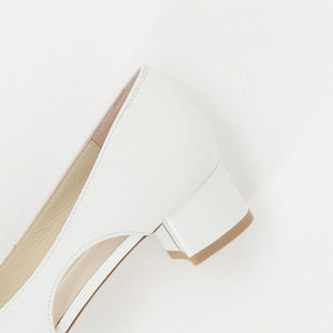 オープンアーチリボン パンプス35↑