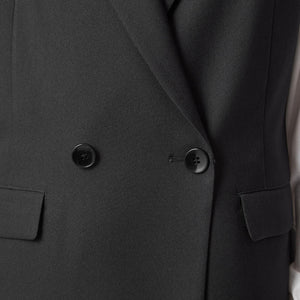 ツイードライク ジレ マシンウォッシャブル 帯電防止