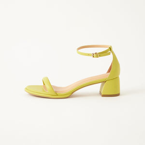 チャンキーパテッドサンダル（4.5cmヒール）