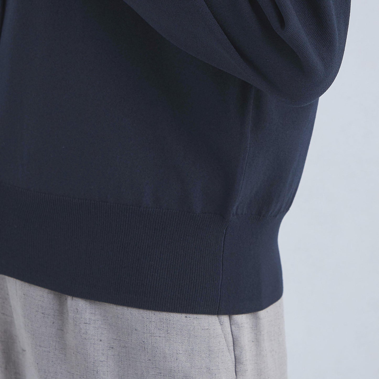 ドラキー クルーネック ニット カーディガン