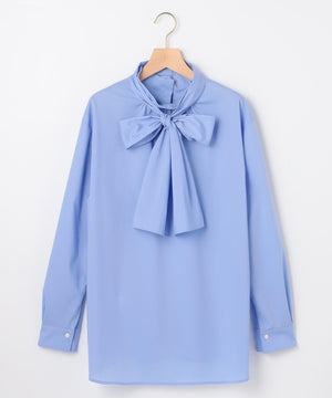 コットンタッチシャーティング刺繍入り ブラウス