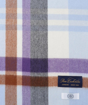 カシミヤチェック マフラー