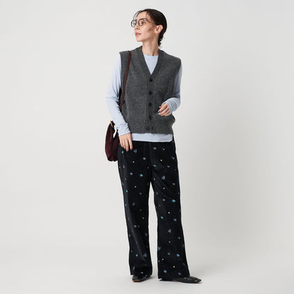 エンブロイダリー イージーパンツ