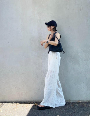 ポーチ付きメッシュショルダーバッグ