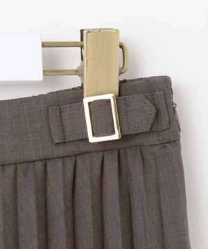 ウーステッドエステル  プリーツスカート