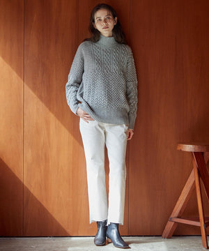 SLOW DENIM ワイドストレート デニム